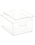 Everything Organiser Clear Box With Lid Medium - HOME STORAGE - Plastic Boxes - Soko and Co