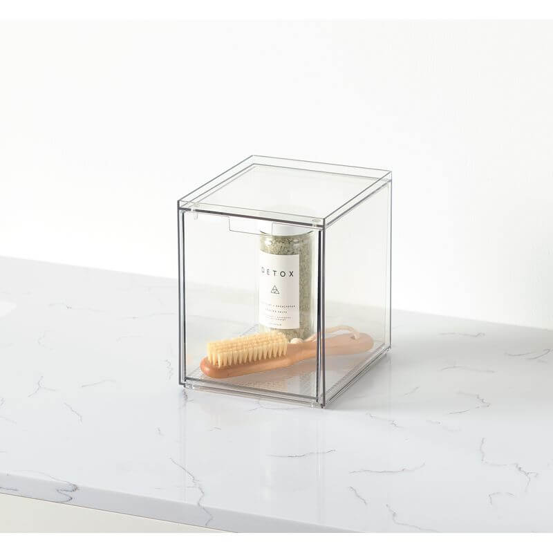 Everything Organiser Stacking Narrow Drawer Tall - BATHROOM - Makeup Storage - Soko and Co