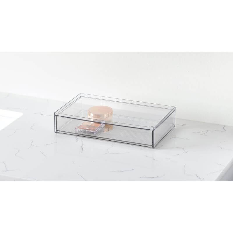 Everything Organiser Wide Stacking Drawer Short - BATHROOM - Makeup Storage - Soko and Co