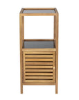 Fern Wood & Glass Shelf and Cabinet - HOME STORAGE - Shelves and Cabinets - Soko and Co