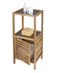 Fern Wood & Glass Shelf and Cabinet - HOME STORAGE - Shelves and Cabinets - Soko and Co