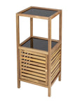 Fern Wood & Glass Shelf and Cabinet - HOME STORAGE - Shelves and Cabinets - Soko and Co