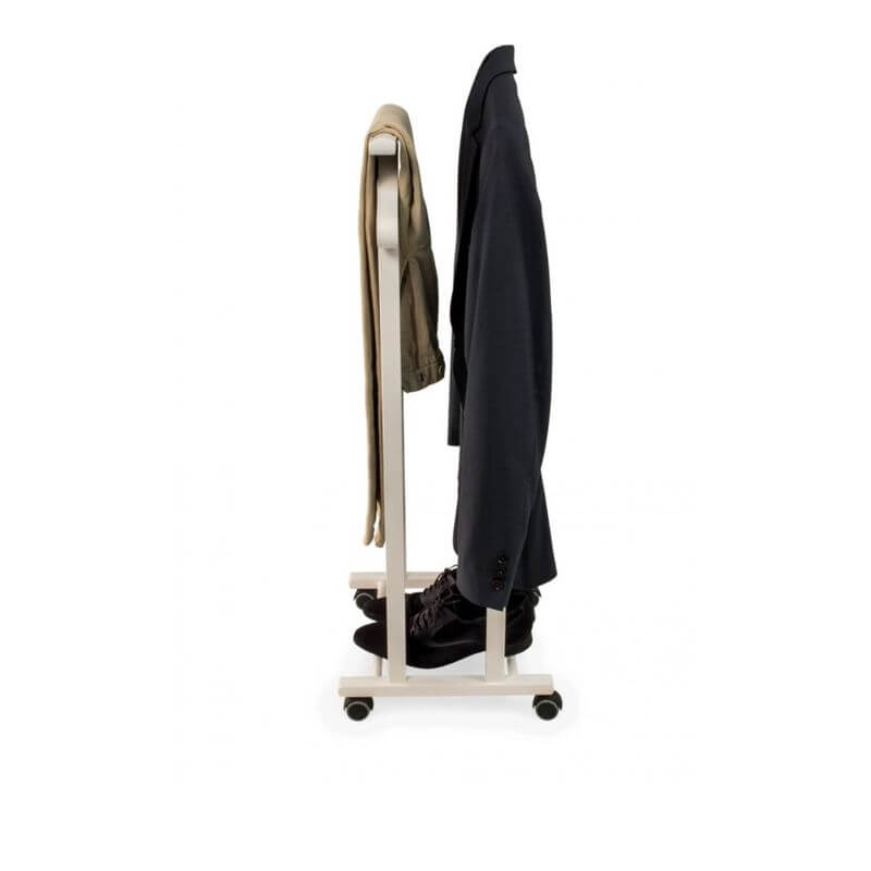 Fiore Clothes Valet Stand White - WARDROBE - Garment Racks - Soko and Co