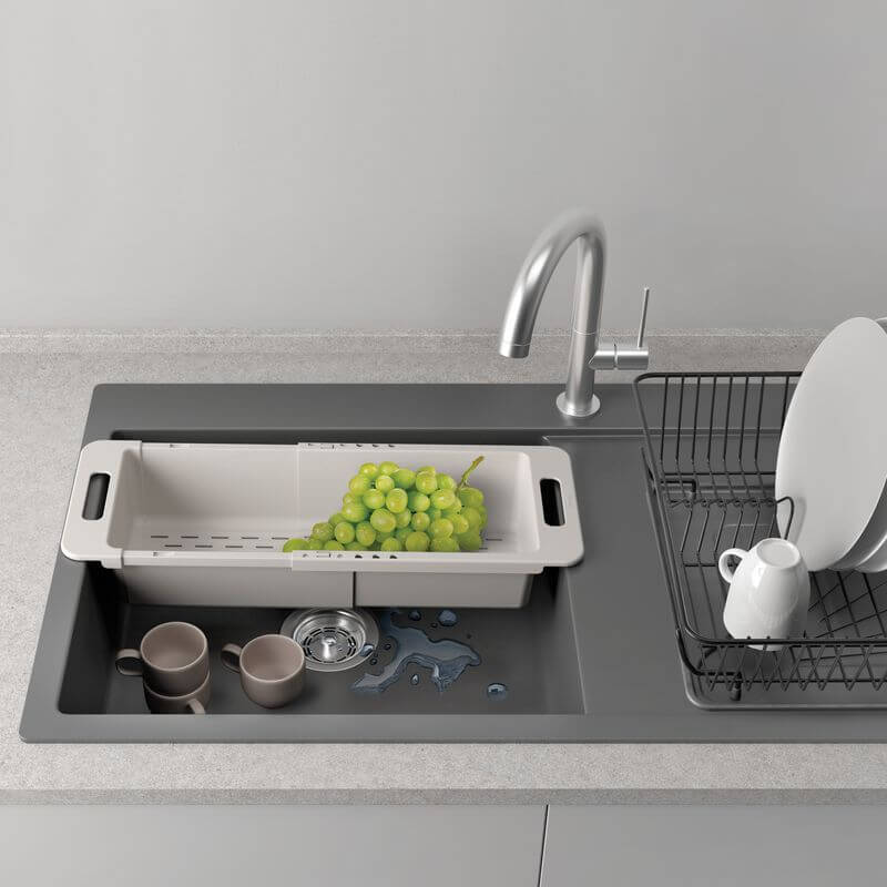 Flex Expandable In-Sink Collander and Drying Basket - KITCHEN - Dish Racks and Mats - Soko and Co