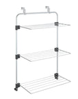 Gale 3 Tier Over Door Clothes Airer Silver - LAUNDRY - Airers - Soko and Co