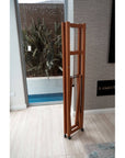 Giulius Garment Rack Cherry Wood - WARDROBE - Garment Racks - Soko and Co