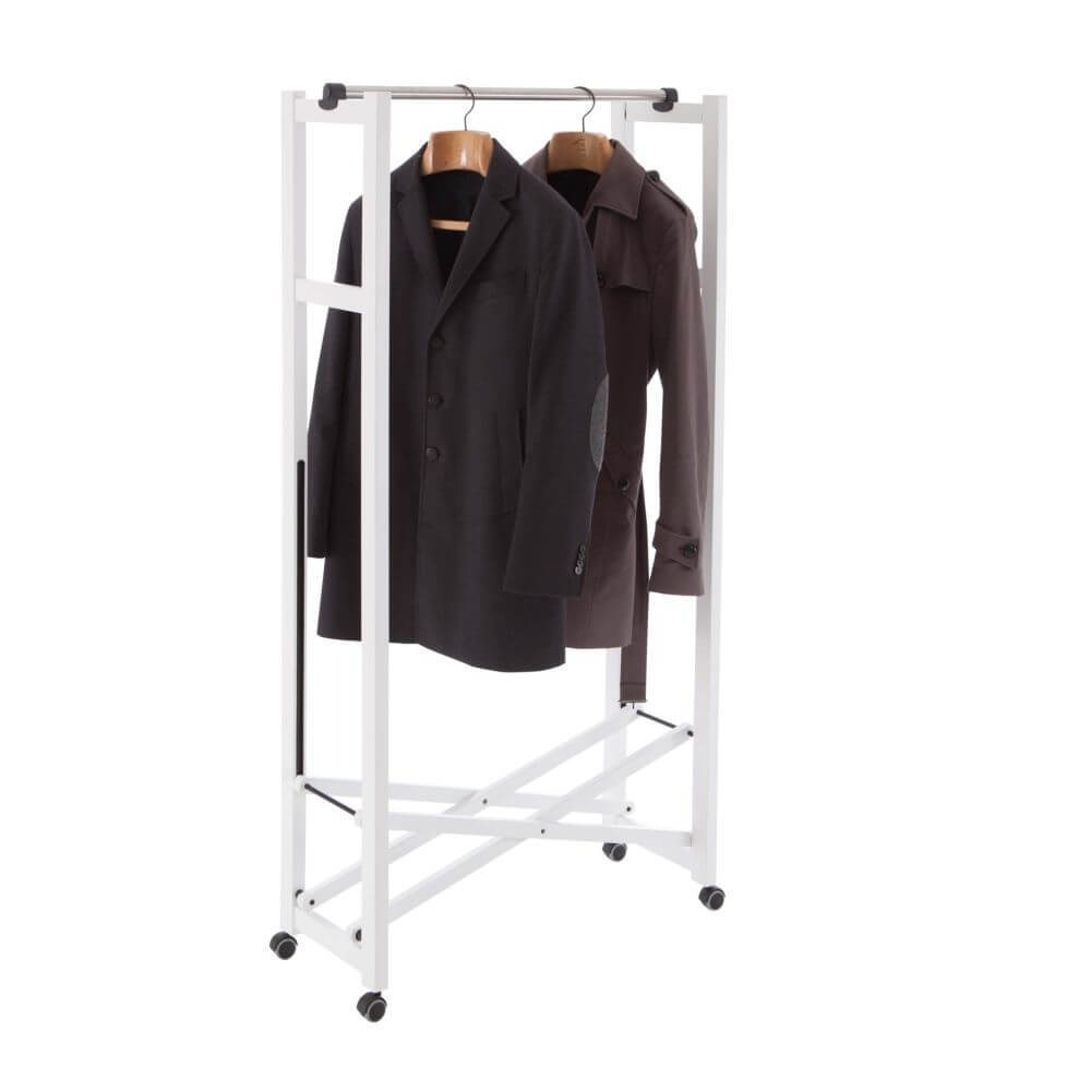 Giulius Garment Rack White - WARDROBE - Garment Racks - Soko and Co