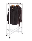 Giulius Garment Rack White - WARDROBE - Garment Racks - Soko and Co