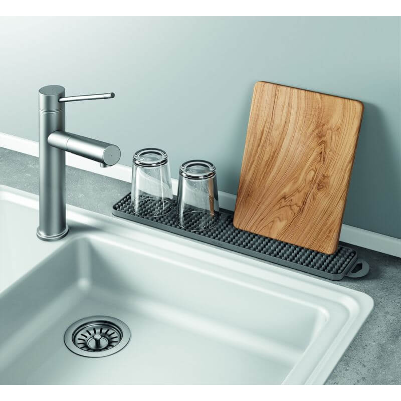Gravity Slim 2-in-1 Behind-Sink Drying Mat - KITCHEN - Dish Racks and Mats - Soko and Co