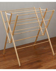 Heavy Duty W-Frame Bamboo Clothes Airer - LAUNDRY - Airers - Soko and Co