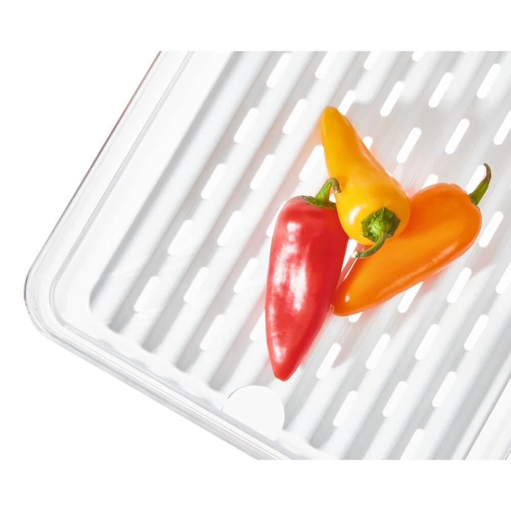 iDesign Fridge Container with Insert Tray Large Short - KITCHEN - Fridge and Produce - Soko and Co