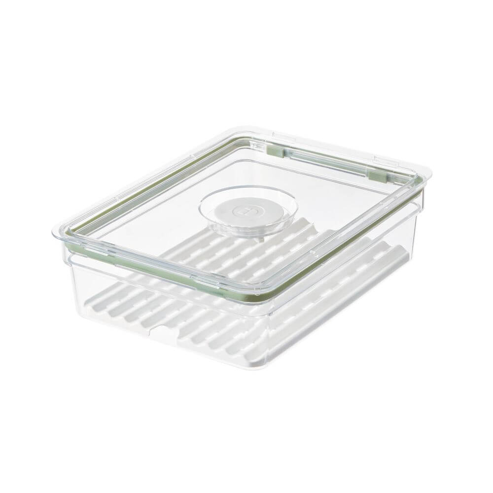 iDesign Fridge Container with Insert Tray Large Short - KITCHEN - Fridge and Produce - Soko and Co