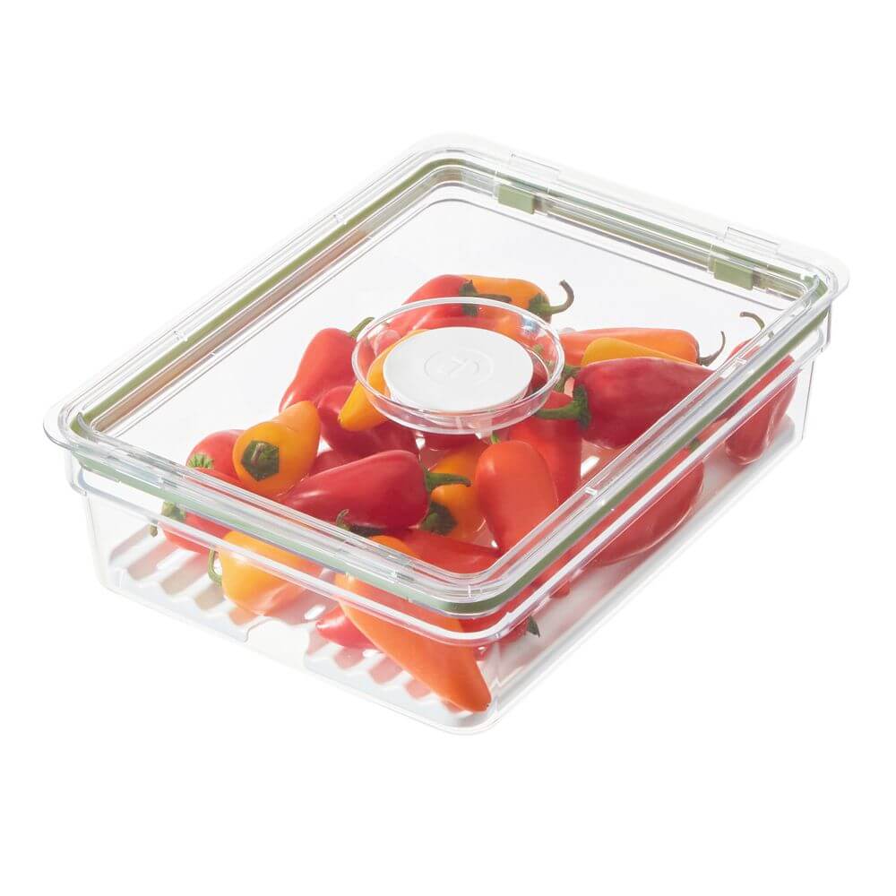 iDesign Fridge Container with Insert Tray Large Short - KITCHEN - Fridge and Produce - Soko and Co