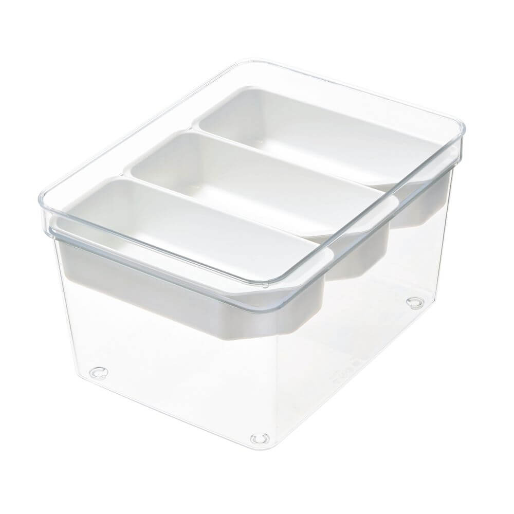 iDesign Fridge Container with Insert Trays Large Tall - KITCHEN - Fridge and Produce - Soko and Co