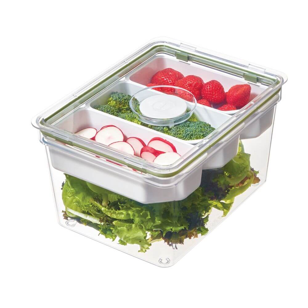 iDesign Fridge Container with Insert Trays Large Tall - KITCHEN - Fridge and Produce - Soko and Co