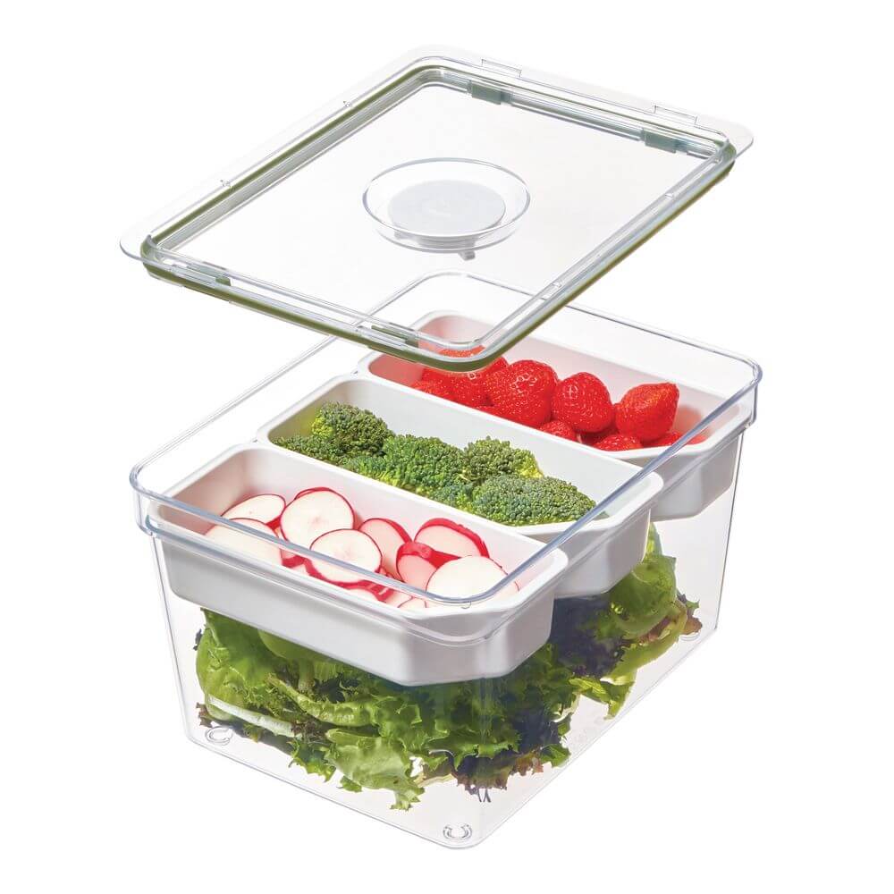 iDesign Fridge Container with Insert Trays Large Tall - KITCHEN - Fridge and Produce - Soko and Co