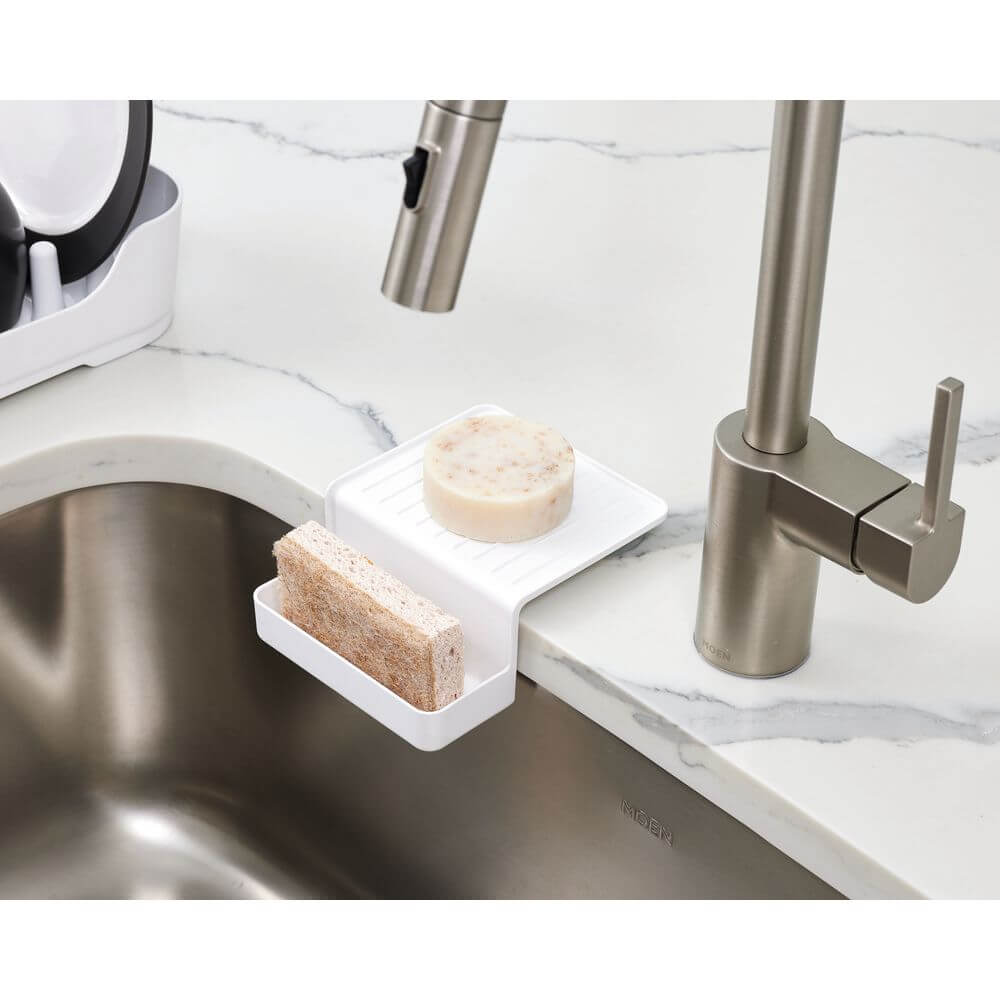 iDesign In-Sink Suction Sink Caddy White - KITCHEN - Sink - Soko and Co