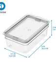 iDesign Pantry Container with Clear Lid Medium Short - KITCHEN - Food Containers - Soko and Co