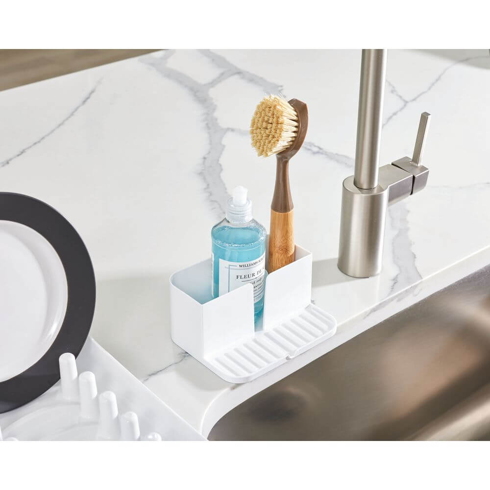 iDesign Sink Caddy with Tray White - KITCHEN - Sink - Soko and Co