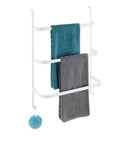 Irpinia 3 Rail Over Door Towel Rack White - BATHROOM - Towel Racks - Soko and Co