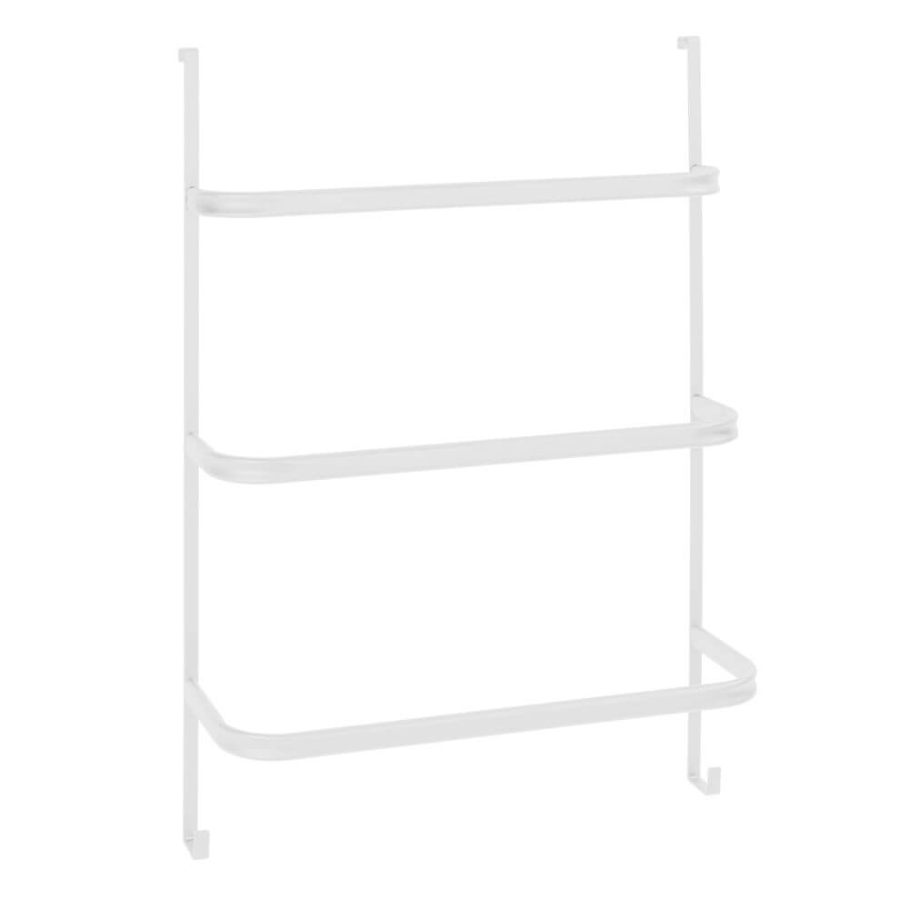 Irpinia 3 Rail Over Door Towel Rack White - BATHROOM - Towel Racks - Soko and Co