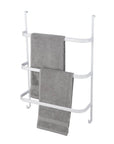 Irpinia 3 Rail Over Door Towel Rack White - BATHROOM - Towel Racks - Soko and Co