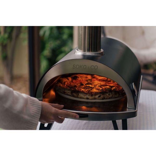 Jiko Portable Woodfired Pizza Oven With Revolving Stone and Pizza Peel - KITCHEN - Entertaining - Soko and Co