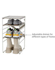 Joseph Joseph Adjustable Shoe Rack Ecru - WARDROBE - Shoe Storage - Soko and Co