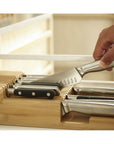 Joseph Joseph Bamboo 2-Tier Knife Organiser Large - KITCHEN - Cutlery Trays - Soko and Co