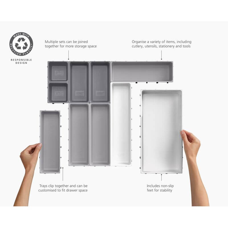 Joseph Joseph Box 10 Piece Organising Set - KITCHEN - Cutlery Trays - Soko and Co