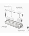 Joseph Joseph Drysmart Wine Glass Drying Rack - KITCHEN - Dish Racks and Mats - Soko and Co