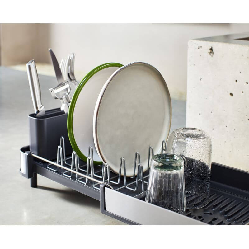 Joseph Joseph Extend Slim Steel Dish Rack - KITCHEN - Dish Racks and Mats - Soko and Co