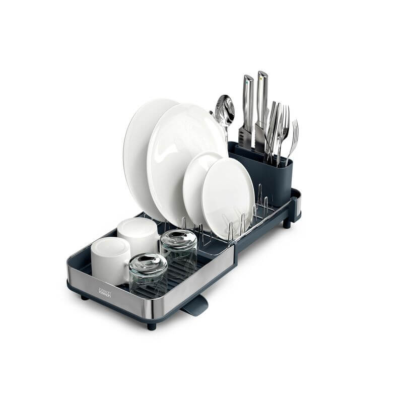 Joseph Joseph Extend Slim Steel Dish Rack - KITCHEN - Dish Racks and Mats - Soko and Co