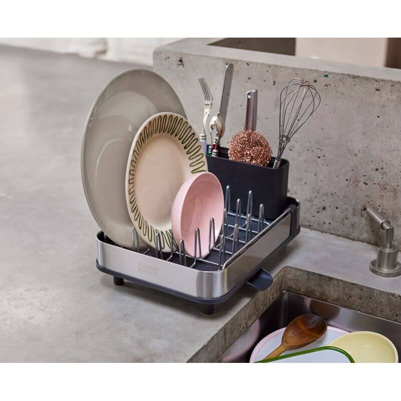 Joseph Joseph Extend Slim Steel Dish Rack - KITCHEN - Dish Racks and Mats - Soko and Co
