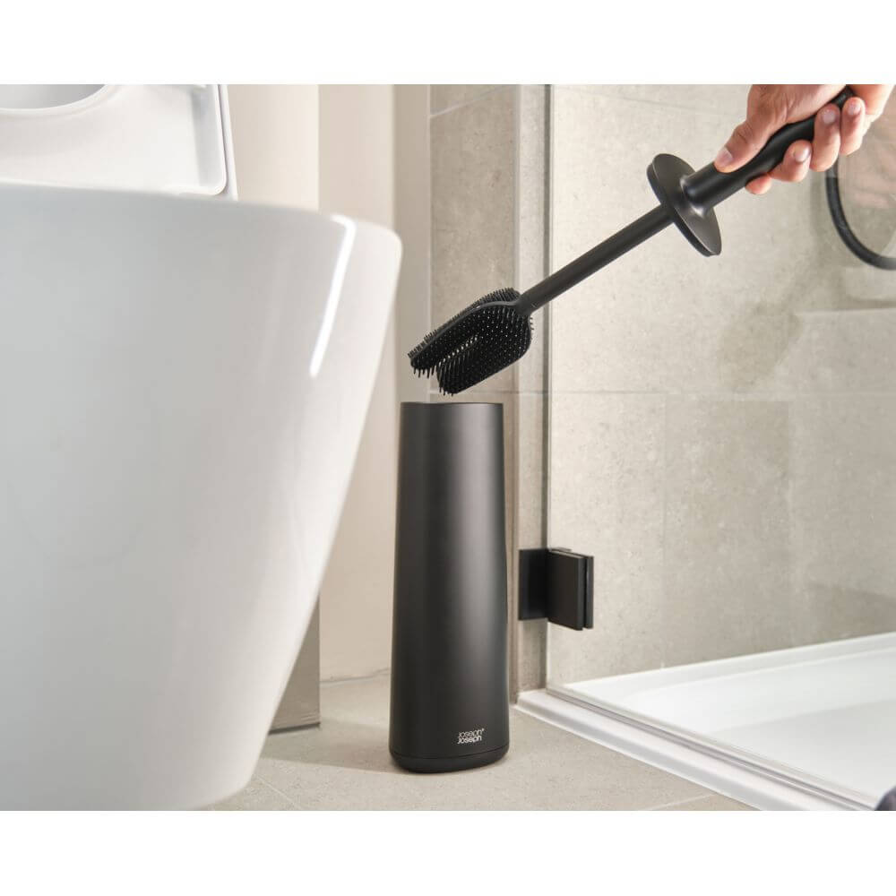 Joseph Joseph Flex 360 Luxe Toilet Brush Matte Black - BATHROOM - Toilet Brushes - Soko and Co