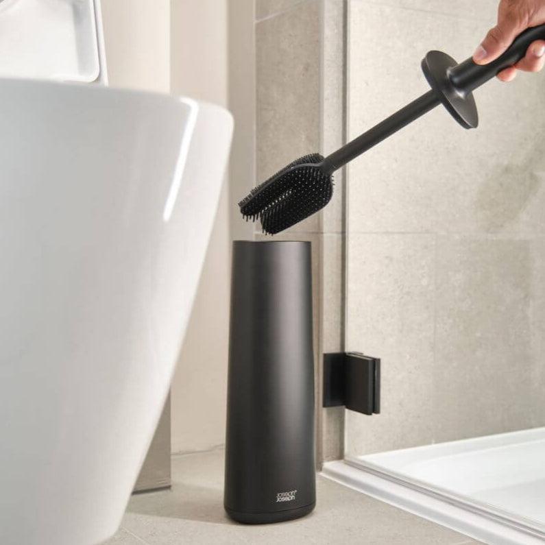 Joseph Joseph Flex 360 Luxe Toilet Brush Matte Black - BATHROOM - Toilet Brushes - Soko and Co