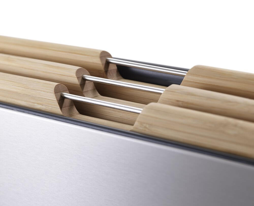 Joseph Joseph Folio Steel 3 Piece Bamboo Chopping Board Set - KITCHEN - Bench - Soko and Co