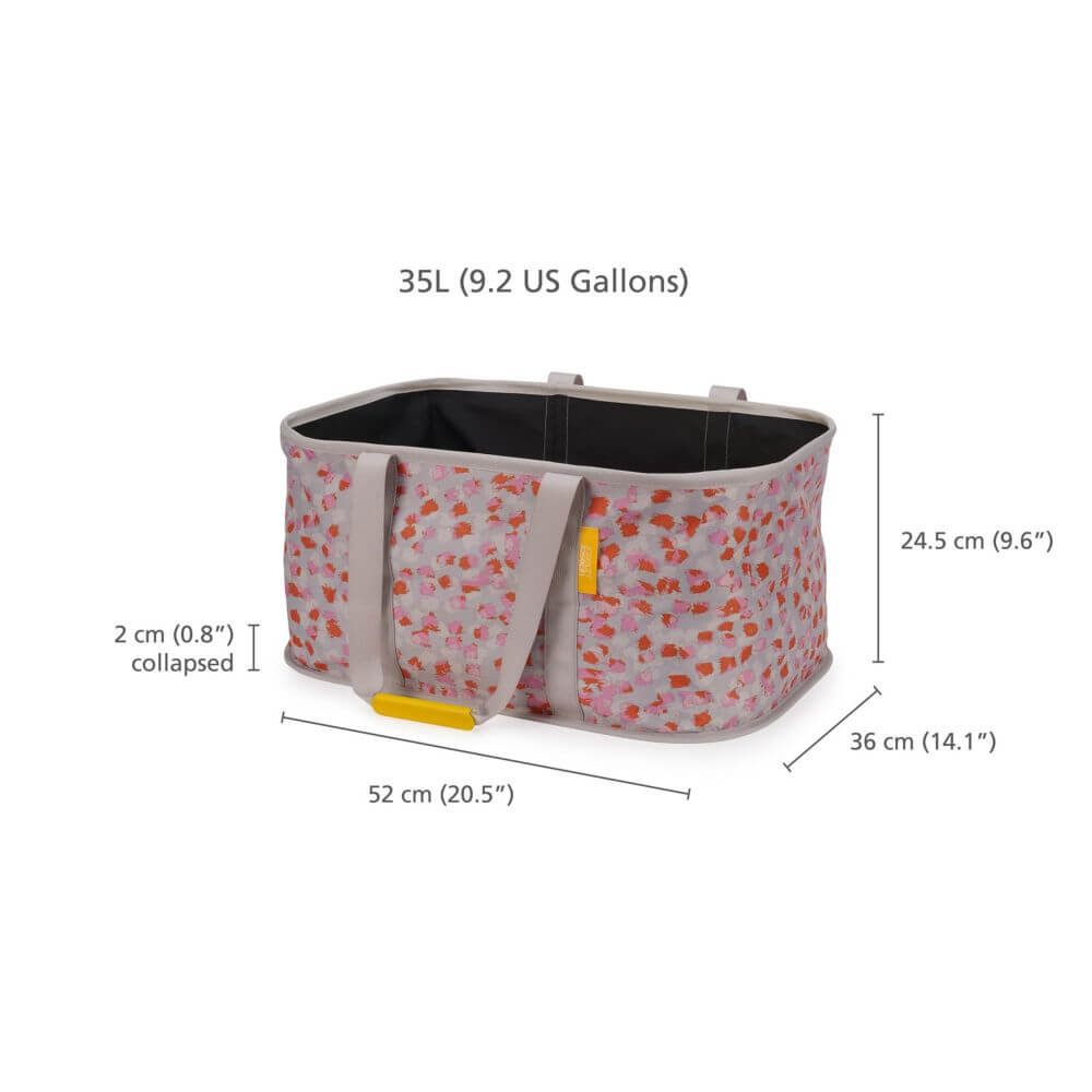 Joseph Joseph Hold-All 35L Collapsible Laundry Basket Peach Blossom - LAUNDRY - Baskets and Trolleys - Soko and Co