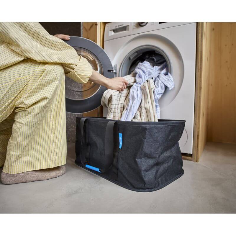 Joseph Joseph Hold-All Collapsible Laundry Basket Black - LAUNDRY - Baskets and Trolleys - Soko and Co
