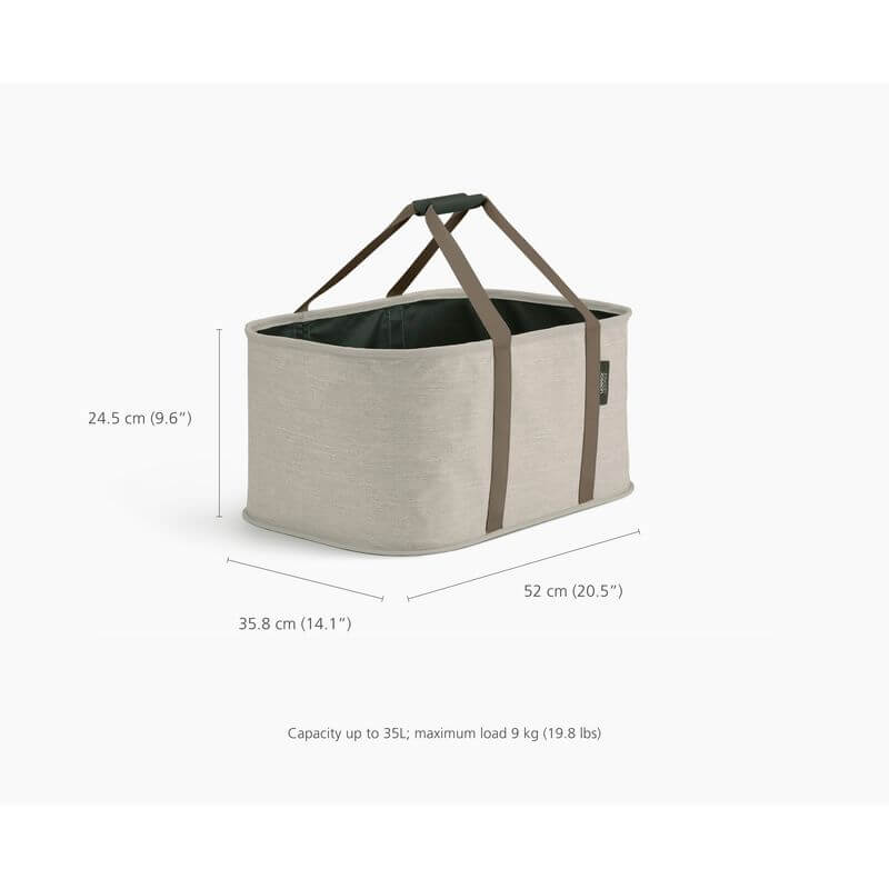 Joseph Joseph Hold-All Collapsible Laundry Basket Ecru - LAUNDRY - Baskets and Trolleys - Soko and Co