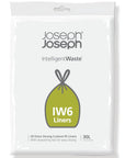 Joseph Joseph IW6 30L Grey Custom-Fit Bin Liners 20 Pack - KITCHEN - Bin Liners - Soko and Co