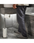 Joseph Joseph Luxe 2-in-1 Toilet Roll Holder Stainless Steel - BATHROOM - Toilet Roll Holders - Soko and Co