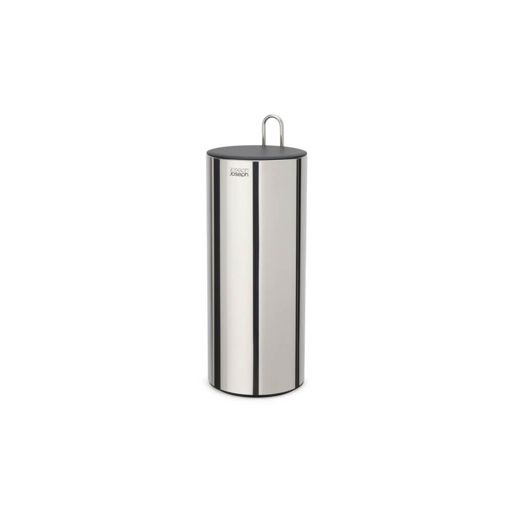 Joseph Joseph Luxe Concealed Toilet Roll Holder Stainless Steel - BATHROOM - Toilet Roll Holders - Soko and Co