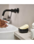 Joseph Joseph Slim Compact Soap Dish Matte Black - BATHROOM - Soap Dispensers and Trays - Soko and Co