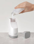 Joseph Joseph Slim Compact Soap Dispenser Grey - BATHROOM - Soap Dispensers and Trays - Soko and Co