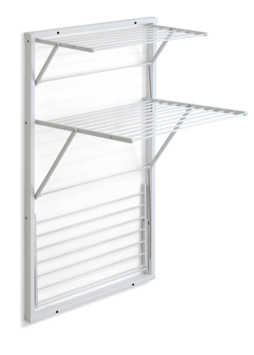 Karim 3 Tier Wall Mounted Clothes Airer White