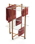 Karisma 3 Tier Tower Clothes Airer Cherry Wood - LAUNDRY - Airers - Soko and Co