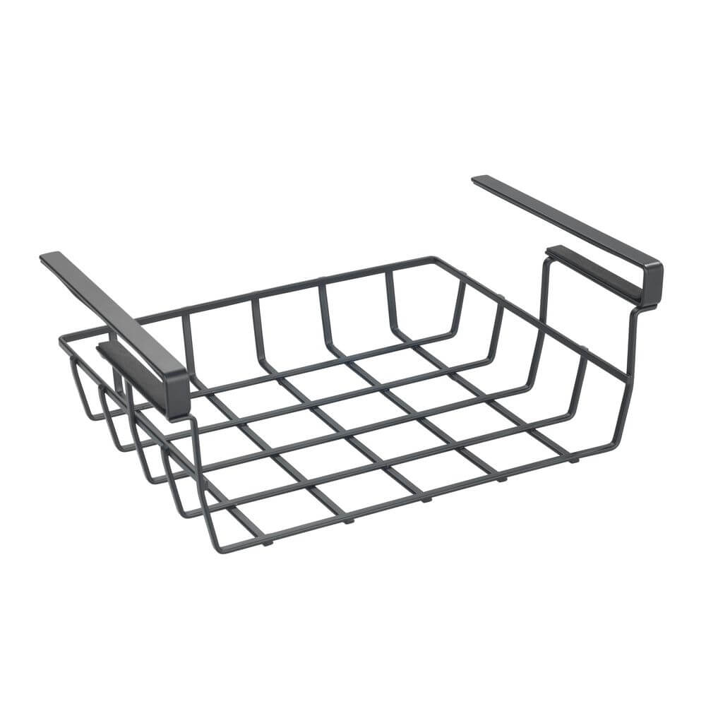 Klea Undershelf Wire Basket Black - KITCHEN - Shelves and Racks - Soko and Co