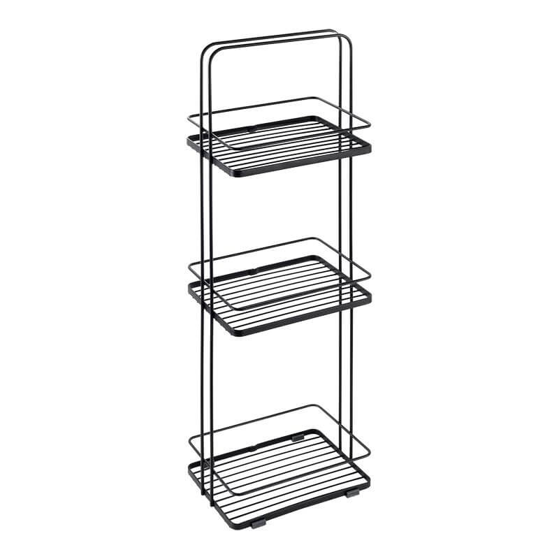 Lava 3 Tier Shelf Caddy Black - HOME STORAGE - Shelves and Cabinets - Soko and Co