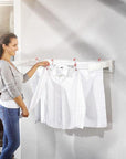 Leifheit Telegant Plus 100 Wall Mounted Clothes Airer White - LAUNDRY - Airers - Soko and Co